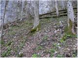 Jesenovec - Krekova koča na Ratitovcu
